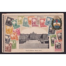 ARGENTINA 1906 ANTIGUA TARJETA POSTAL CON RELIEVE